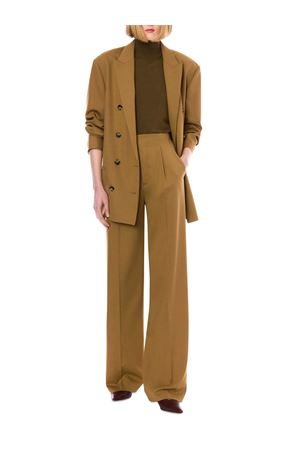 Pantaloni in lana cammello ALBERTA FERRETTI | A031466350145